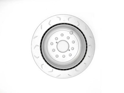 FactionFab Slotted Rear Rotor V2 Dual Drilled - Subaru WRX 2022+ 6mt / FR-S / BRZ / 86 2013+