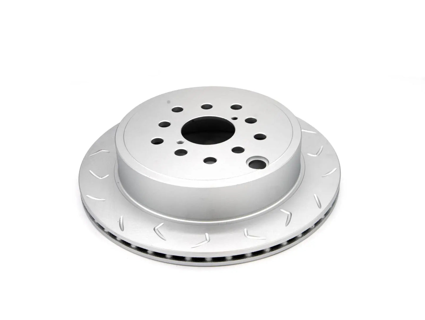 FactionFab Slotted Rear Rotor V2 Dual Drilled - Subaru WRX 2022+ 6mt / FR-S / BRZ / 86 2013+