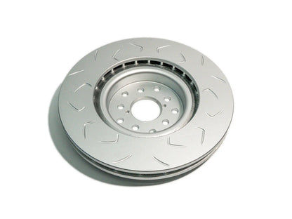 FactionFab Slotted Front Rotor V2 Dual Drilled - Subaru STI 2004-2017