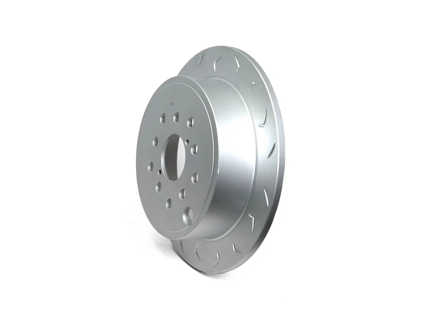 FactionFab Slotted Rear Rotor V2 Dual Drilled - Subaru WRX 2008-2021