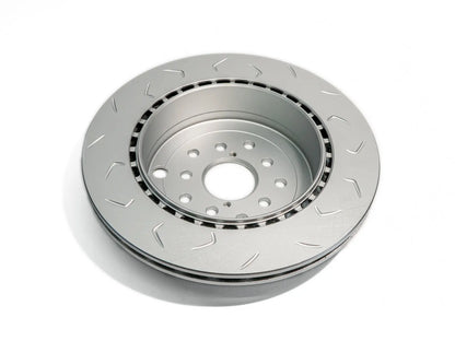 FactionFab Slotted Rear Rotor V2 Dual Drilled - Subaru STI 2008-2017