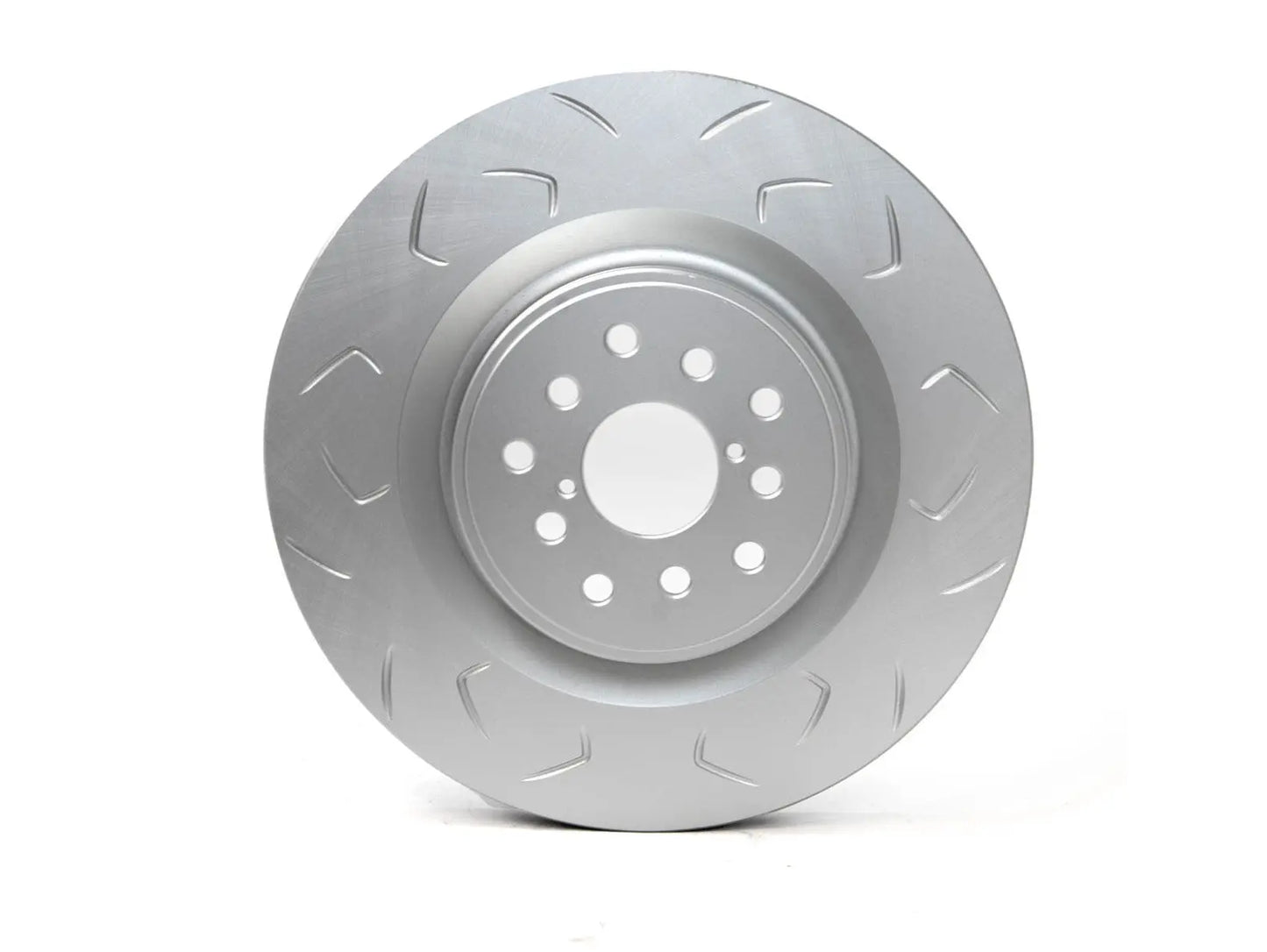 FactionFab Slotted Front Rotor V2 Dual Drilled - Subaru STI 2018-2021
