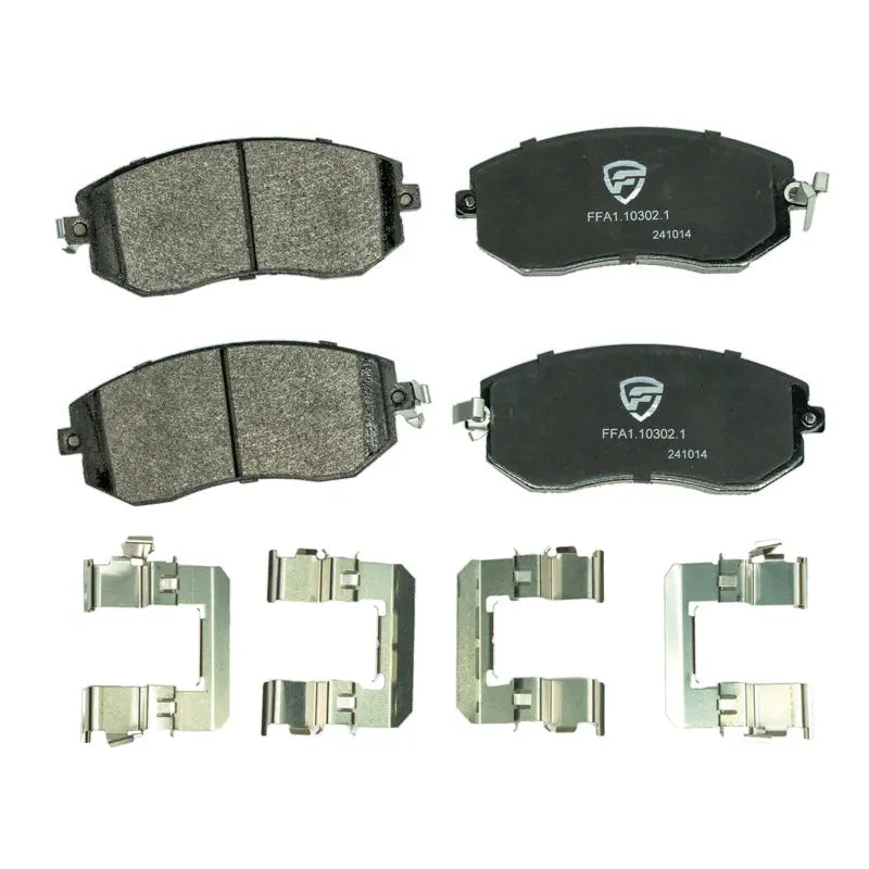 actionFab Front Brake Pads for 2011-2014 WRX, 2013+ BRZ 86 GR86 - FFA1.10302.1