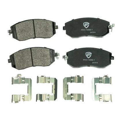 actionFab Front Brake Pads for 2011-2014 WRX, 2013+ BRZ 86 GR86 - FFA1.10302.1