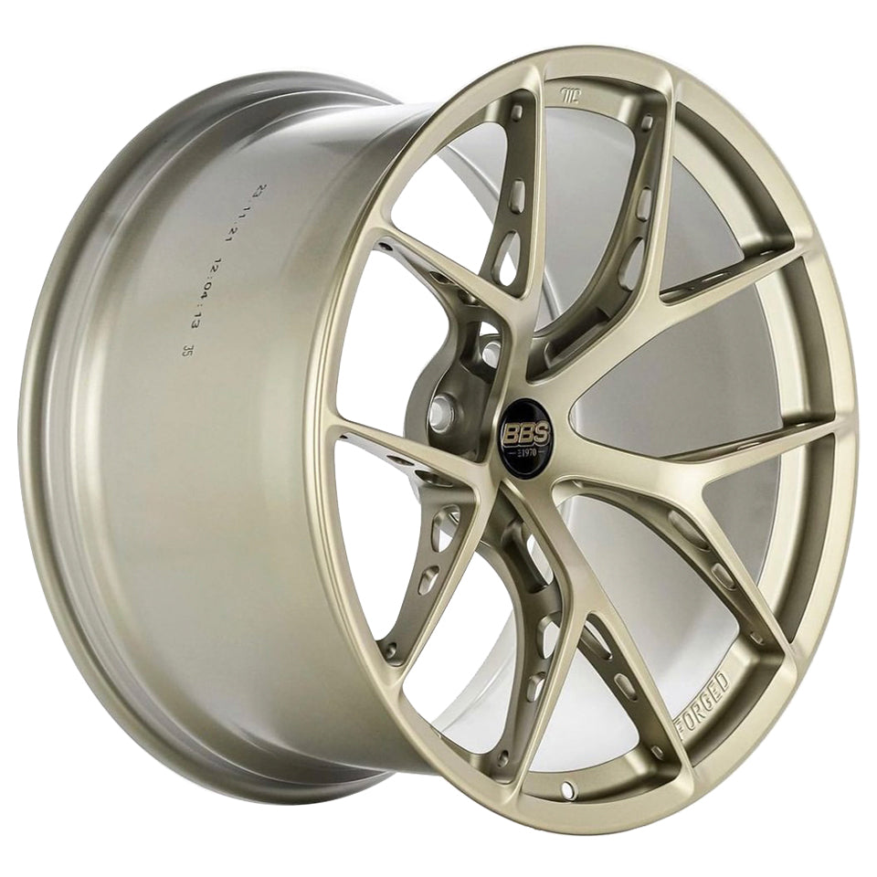 BBS FI-R 21x9.5 5x130 ET58 CB71.6 White Gold Wheel FI159WG