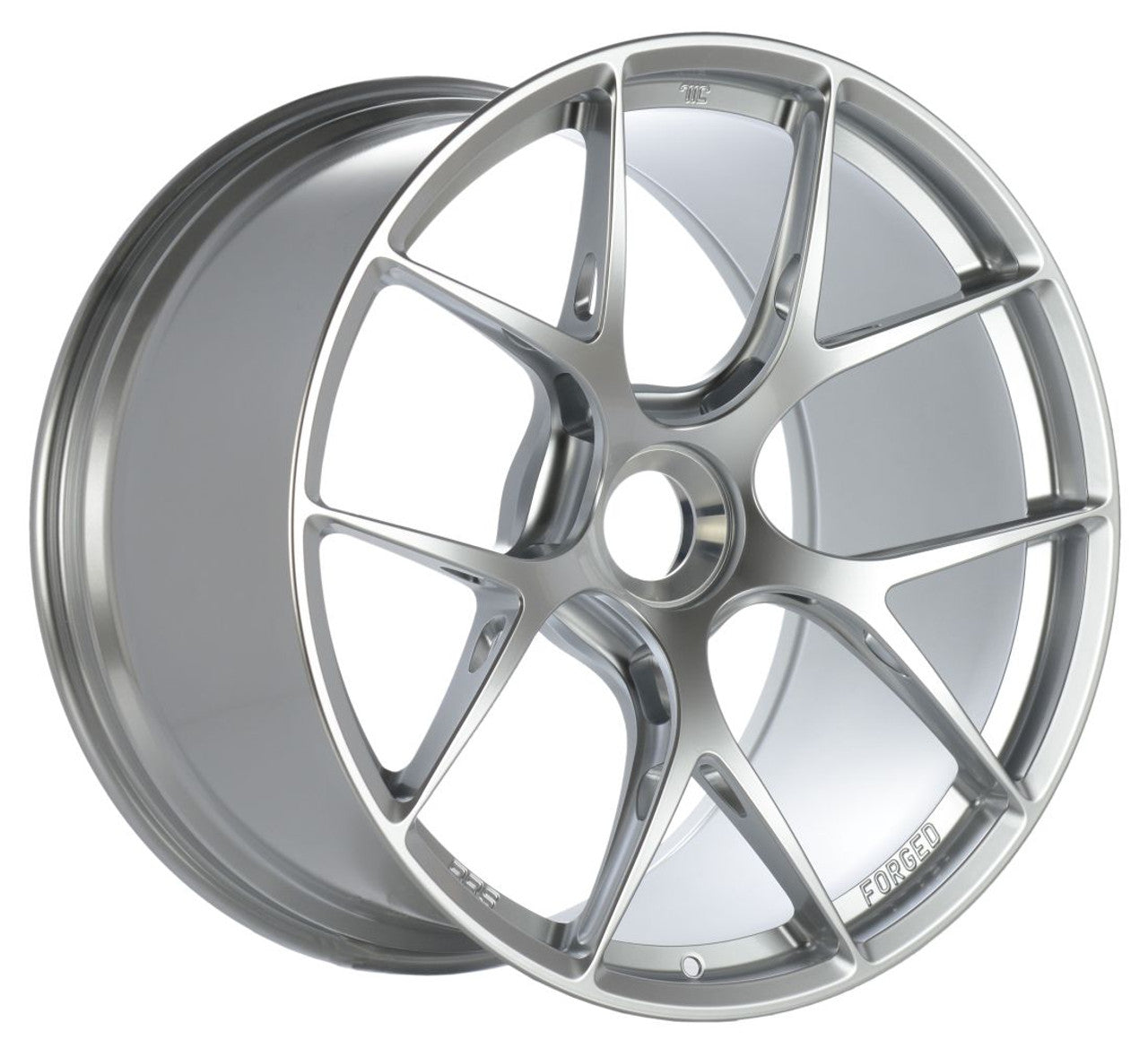 BBS FI-R 21x12.5 Center Lock ET48 CB84 Diamond Silver Wheel FI143DS