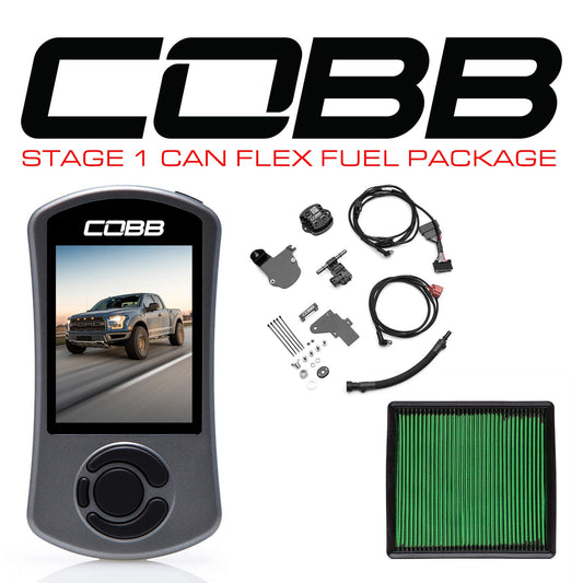 Cobb 17-20 Ford F-150 Ecoboost Raptor w/TCM Stage 1 CAN Flex Fuel Power Package - FOR0050010-TCM-FF