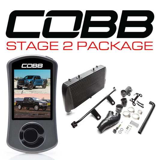 COBB Ford F-150 Ecoboost Raptor/Ltd. Stage 2 Power Package - Black (NO INTAKE) FOR0050020BK-NI COBB