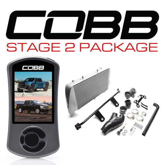 COBB Ford F-150 Ecoboost Raptor/Ltd. Stage 2 Power Package - Silver (NO INTAKE) FOR0050020SL-NI COBB