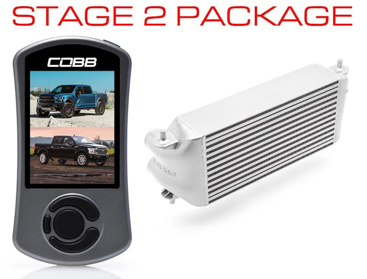 COBB Ford F-150 Ecoboost Raptor/Ltd. w/TCM Stg 2 Redline CF Pwr Pkg - Silver (Factory Loc. I/C) FOR0050S20SL-TCM-RED COBB