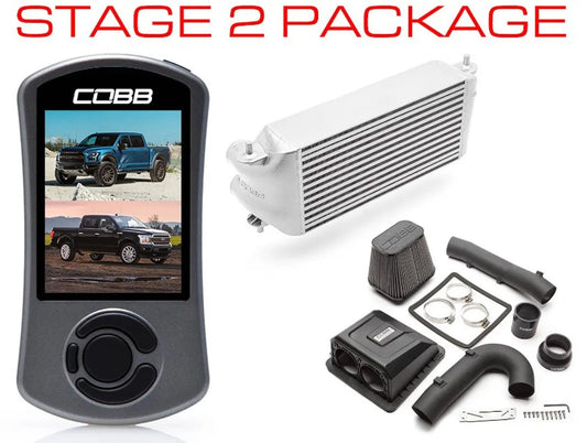 COBB Ford F-150 Ecoboost Raptor/Ltd. w/TCM Stage 2 Power Package - Silver (Factory Loc. I/C) FOR0050S20SL-TCM COBB