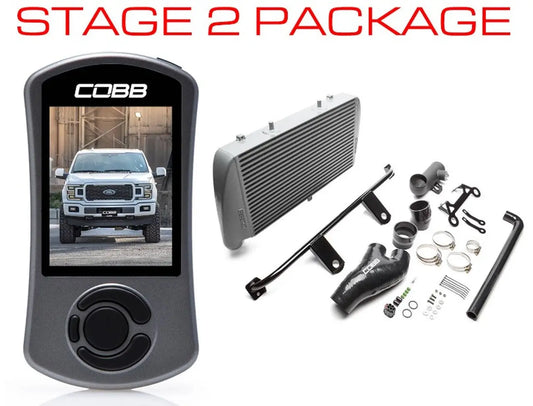 COBB 18-20 Ford F-150 2.7L Stage 2 Power Package - Silver (NO INTAKE) FOR0080020SL-NI COBB