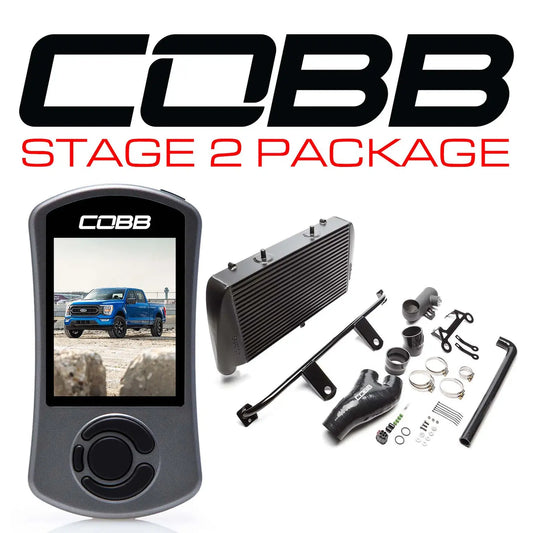 COBB COBB 21-22 Ford F-150 3.5L/Tremor Stage 2 Power Package - Black FOR0110020BK-NI COBB