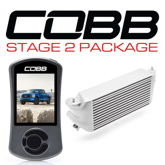 COBB 21-22 Ford F-150 3.5L/Tremor (Factory Location Intercooler) Stage 2 Power Package - Silver FOR0110S20SL-NI COBB