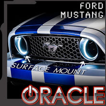 Load image into Gallery viewer, ORACLE LIGHTING 2013-2014 FORD MUSTANG SURFACE MOUNT FOG LIGHT HALO KIT (GRILL STYLE) 1334-001 - White