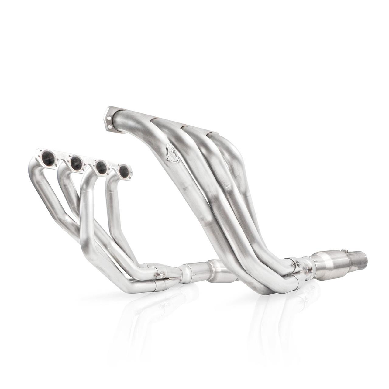 Stainless Works 79-93 Ford Mustang Headers -2 in Primaries 2 O Clock Trick Flow HP