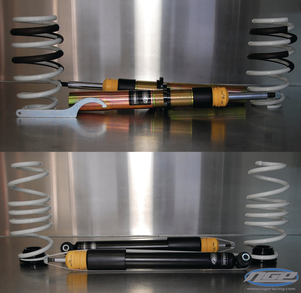 DSS Dirt Late Model Carbon Fiber Driveshaft 32.5in CC/CC 2.25in OD Tube / 1310 U-Joints