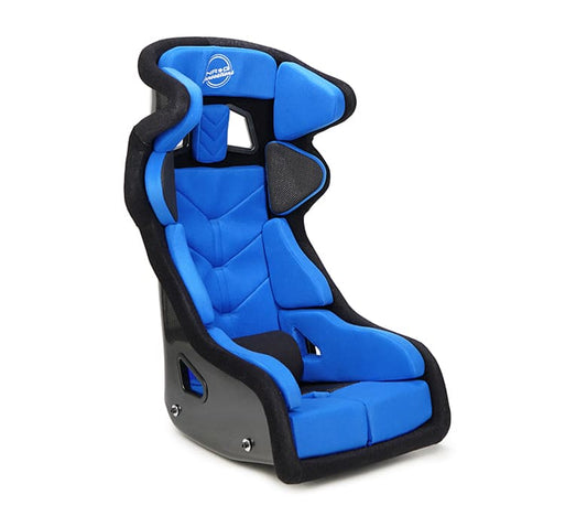 NRG Innovations - FIA Full Carbon Halo Competition Seat - Medium - Blue - Thick Cushion – FRP-RS700M-BL2