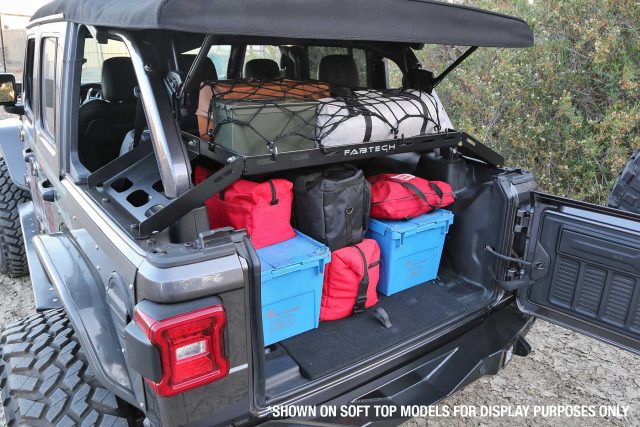 Fabtech Interior Cargo Rack for 2018-2021 Jeep Wrangler JL Unlimited 4WD 4-Door (FTS24211)