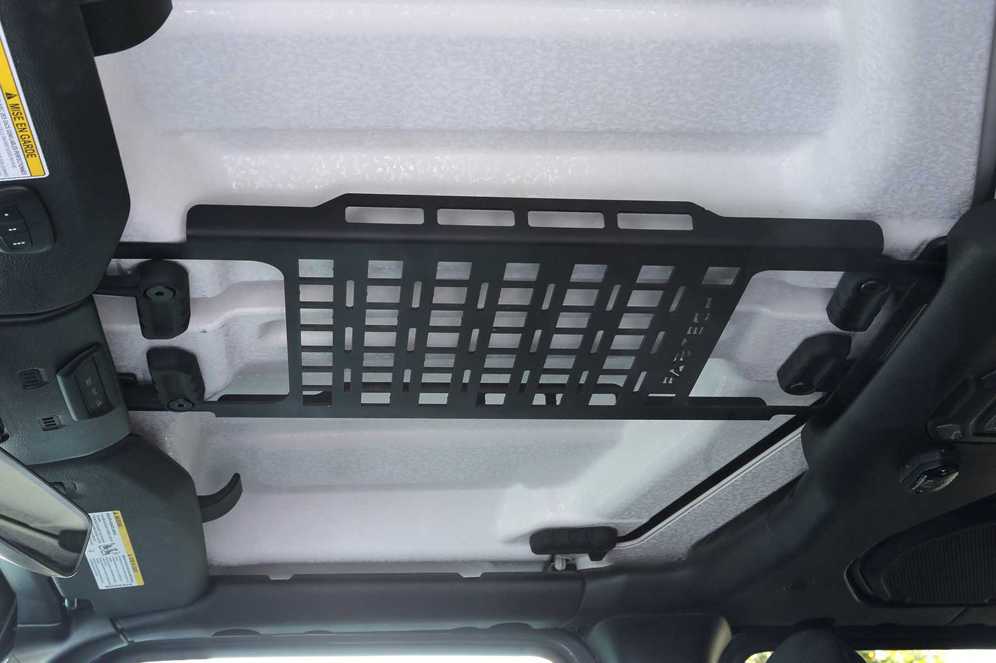 Fabtech Overhead Molle Rack for 2018+ Jeep Wrangler JL Unlimited & Gladiator JT (FTS24307)