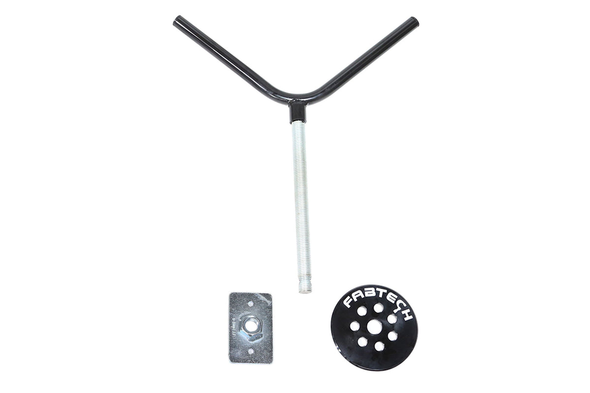 Fabtech Universal Spare Tire Flat Mount - Black (FTT10001BK)