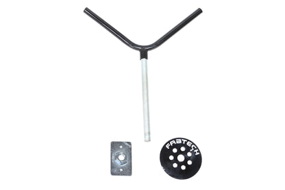 Fabtech Universal Spare Tire Flat Mount - Black (FTT10001BK)