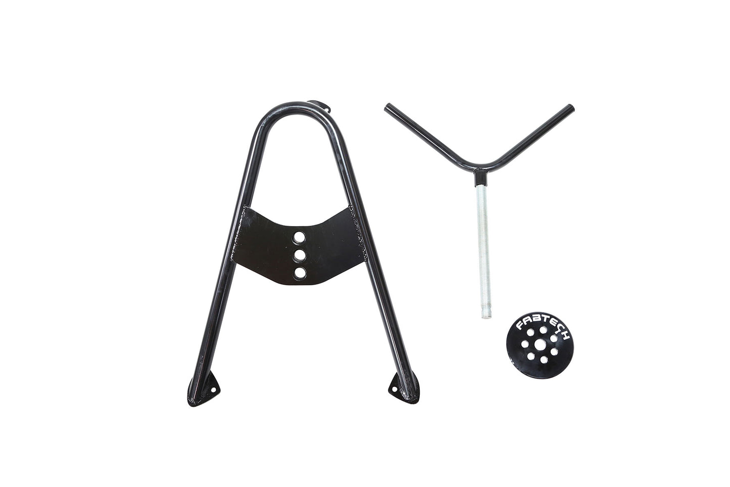 Fabtech Universal Spare Tire Angled Mount - Black (FTT10002BK)