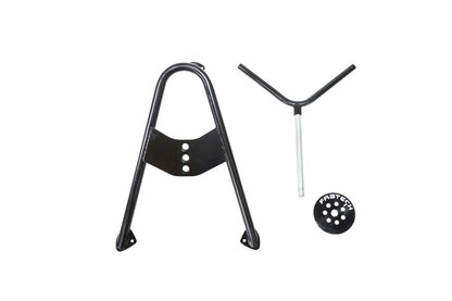 Fabtech Universal Spare Tire Angled Mount - Black (FTT10002BK)