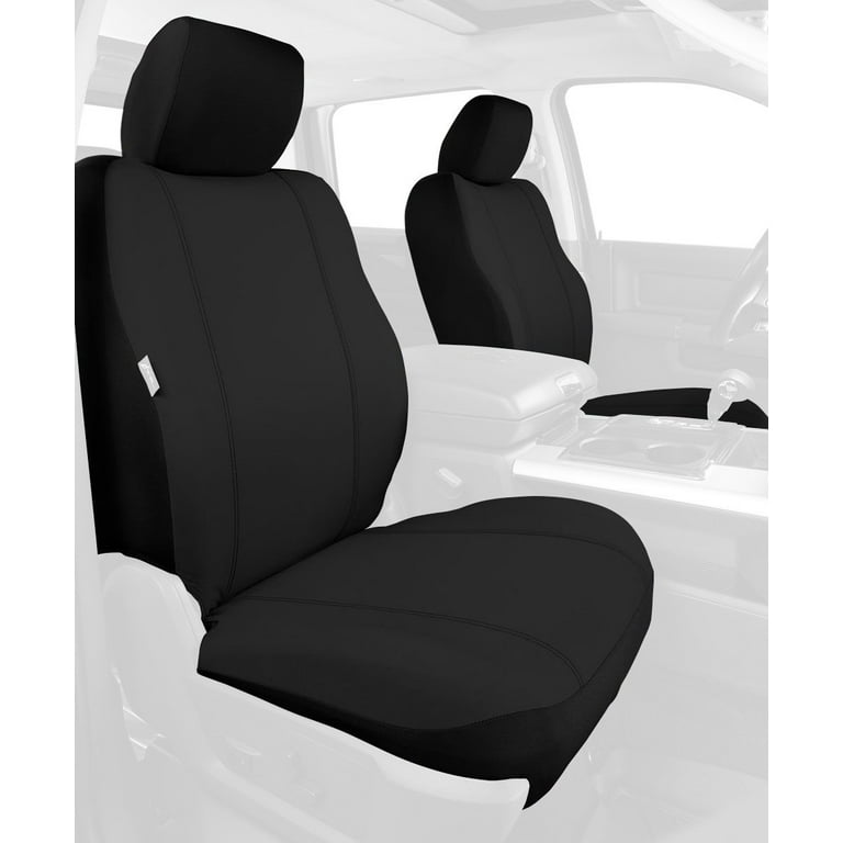 Covercraft 09-16 Ford Expedition Polycotton SeatSaver Custom Front Row Seat Covers - Charcoal