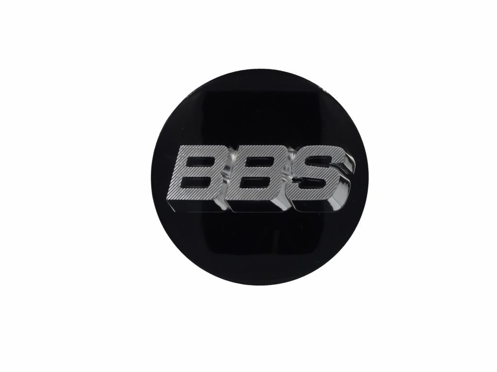 BBS Center Cap 56mm Black/Silver - 3D