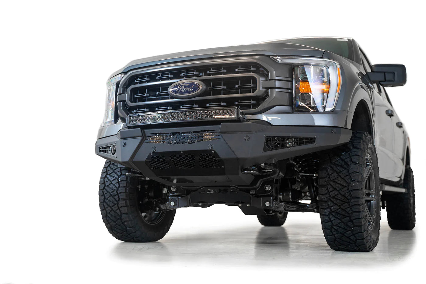 Addictive Desert Designs 2021-2023 Ford F-150 Honeybadger Front Bumper - F190111040103 Addictive Desert Designs