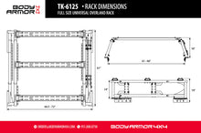 Load image into Gallery viewer, Body Armor FULL SIZE UNIVERSAL OVERLAND RACK