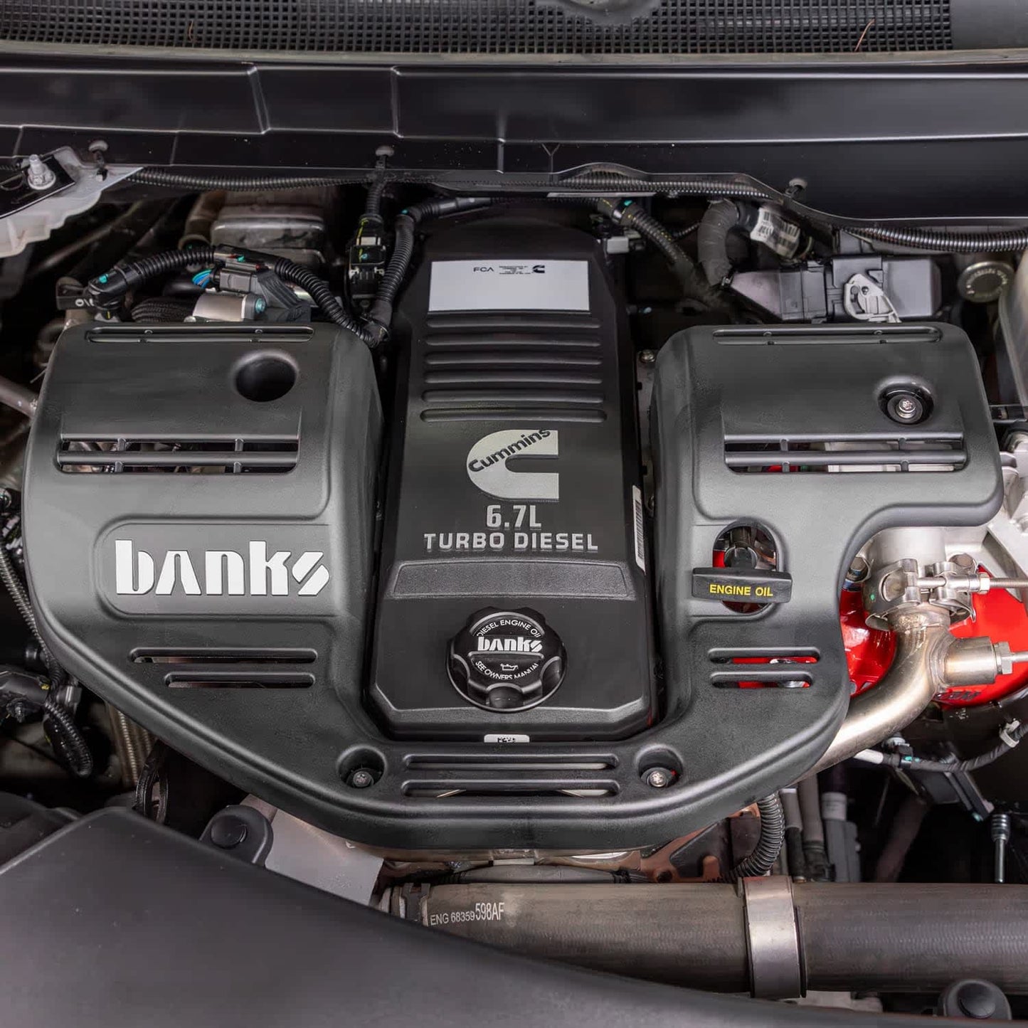 Banks Power 07.5-24 Dodge Ram 2500/3500 6.7L Cummins Diesel Engine Cover System