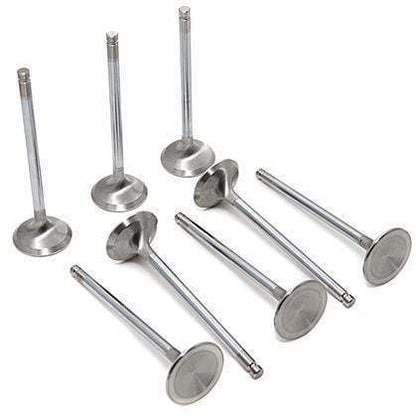 GSC P-D Honda B-Series B16A/B17A/B18C Chrome Alloy Exhaust Valve 28mm Head - 6mm Stem - Set of 8 - 2039-8