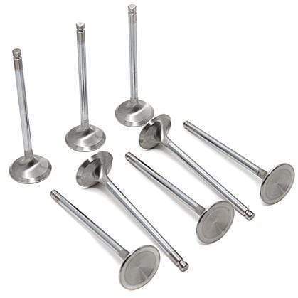 GSC P-D Honda B-Series B16A/B17A/B18C Chrome Alloy Exhaust Valve 28mm Head - 6mm Stem - Set of 8