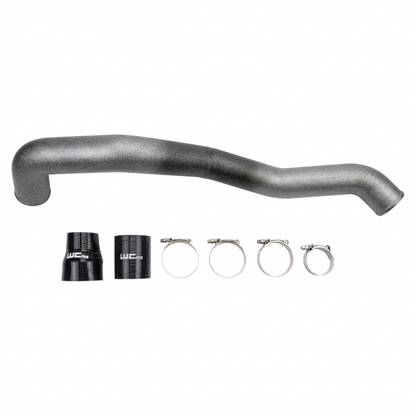 Wehrli WCF100353-GRY 3 inch driver side hot side intercooler pipe kingsport grey LML Duramax