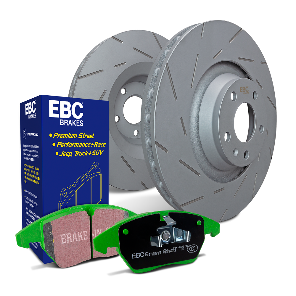 EBC S2 Kits Greenstuff Pads and USR Rotors