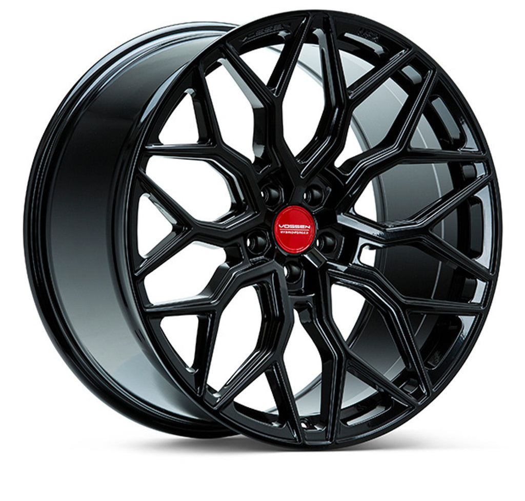 Vossen HF-2 22x10.5 / 5x120 / ET38 / Deep Face / 72.56 - Gloss Black