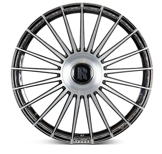Vossen HF-8 22x10.5 / 5x120 BP / ET38 / 72.56 CB / Deep - EMC Polished / Brushed Wheel Vossen
