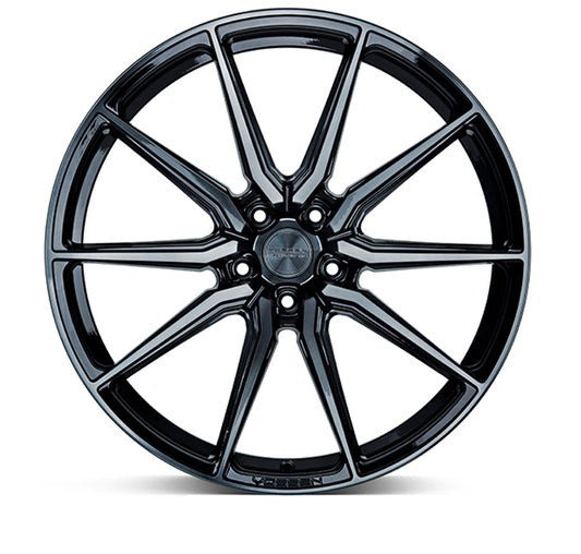 Vossen HF-3 22x10.5 / 5x120 / ET38 / Deep Face / 72.56 - Double Tinted - Gloss Black Wheel- HF3-2B43