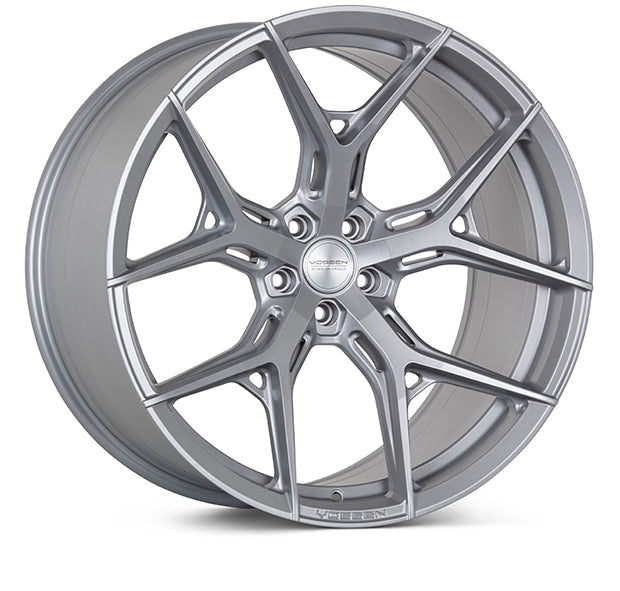 Vossen HF5 - 22x10 - ET32 - 5x112 - 66.56 - FLAT - SS - SATIN SILVER