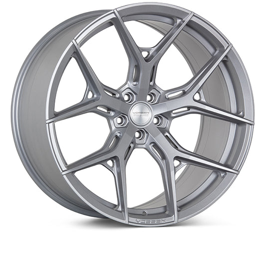 Vossen HF5 / 22x11.5 / ET28 / 5x112 / 66.56 / SUPER DEEP / SS / SATIN SILVER