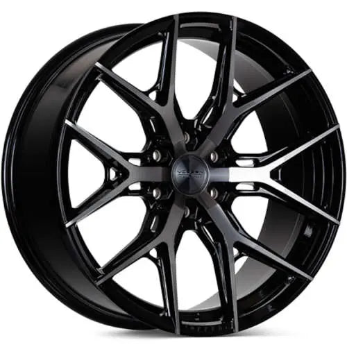 Vossen HF6-4 20x9.5 - 6x139.7 - ET30 - Deep - 106.1 - Tinted Gloss Black Wheel