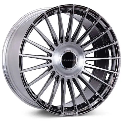 Vossen HF-8 24x10 / 5x150 BP / ET32 / 110.1 CB / Deep - EMC Polished / Brushed Wheel