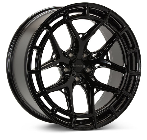 Vossen HFX1 - 22x11 - ET18 - 5x132 - 66.56 - SUPER DEEP - GB - Gloss Black Wheel