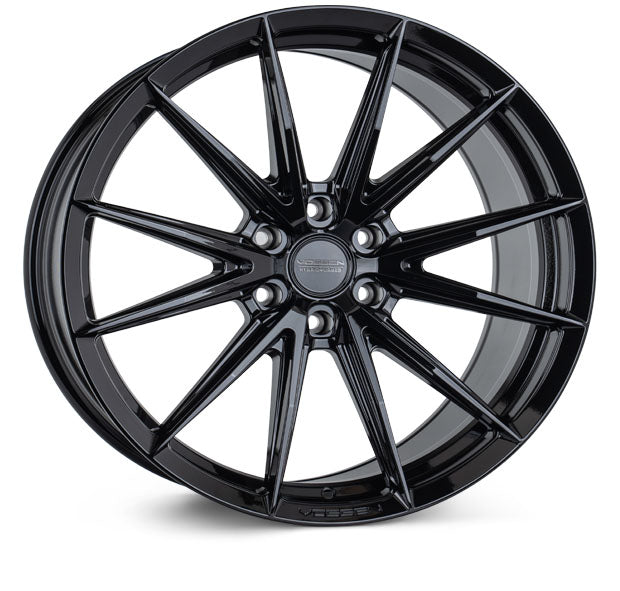 Vossen HFX-2 - 20x8.5 - ET38 - 5x114.3 - 66.1 - FLAT - GB - Gloss Black Wheel