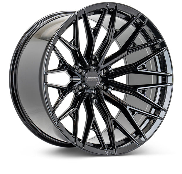 Vossen HFX-6 - 22x12 - 8x180 - ET-44 - Ultra Deep Face - 124.3 - Gloss Black Wheel