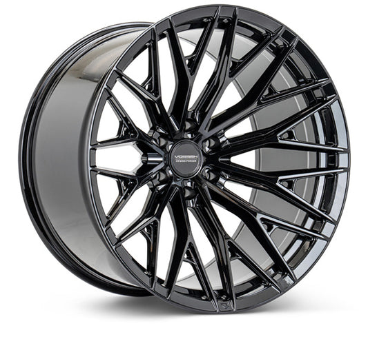 Vossen HFX-6 - 22x12 - 8x180 - ET-44 - Ultra Deep Face - 124.3 - Gloss Black Wheel