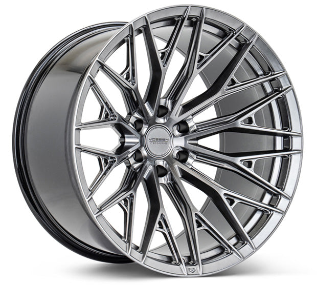 Vossen HFX-6 - 22x12 - 8x180 - ET-44 - Ultra Deep Face - 124.3 - Hyper Gunmetal Wheel