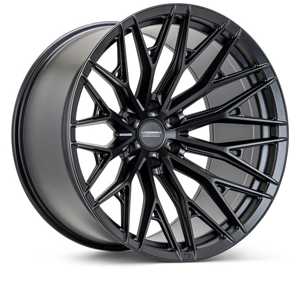 Vossen HFX-6 - 22x12 - 8x180 - ET-44 - Ultra Deep Face - 124.3 - Satin Black Wheel